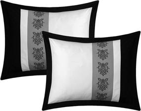 img 1 attached to Chic Home Clayton Embroidery Comforter