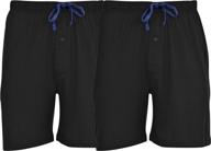 🩳 comfortable hanes men's lounge drawstring knit shorts - pack of 2, with waistband & pockets логотип