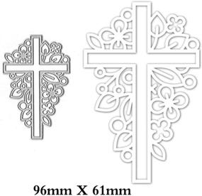 img 1 attached to ✝️ Religion Cross Shape Cutting Dies: Scrapbooking Artist Metal Stencils for Handcrafts 2019