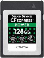 💾 delkin devices dcfx1-128 power cfexpress type b memory card 128gb logo