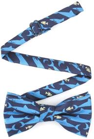 img 3 attached to 👦 TAGERWILEN Kids' Handmade Pre-Tied Patterned Accessories and Bow Ties for Boys