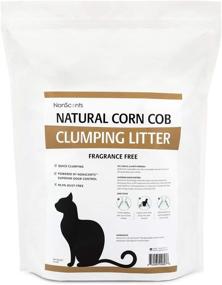 img 2 attached to 🐈 NonScents Corn Cob Clumping Cat Litter with Natural Odor Control - 14 lb