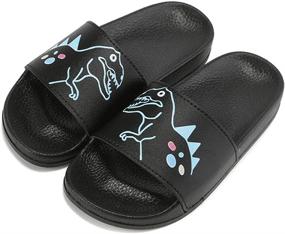 img 4 attached to Anddyam Anti Slip Slipper Sandals Numeric_1 Boys' Shoes and Slippers