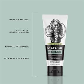 img 3 attached to DR. TUSK Men's Moisturizer - Light Face Lotion for Men, Anti-Aging Facial Cream - Natural Ingredients - 3.3 Fl oz