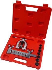 img 3 attached to Hautmec HT0007-PL: Industrial Imperial and Metric Double Flaring Tool Kit for Precision Brake and Tube Flaring