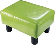 touch rich footrest ottoman leather footstool furniture logo