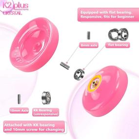 img 1 attached to Enhance Your Yo-Yo Skills with MAGICYOYO Responsive and 🪀 Unresponsive Replacement Kit - Ideal for Intermediate Sports & Outdoor Play