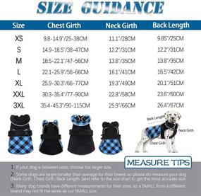 img 1 attached to 🐾 ROZKITCH Reversible Dog Winter Coat Vest - British Style Plaid Fleece for Small Medium Large Dogs - Warm Reflective Cold Weather Dog Jacket with Harness Hole - XS-3XL sizes available