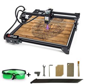 img 4 attached to 🔥 ORTUR Laser Master 2: High Precision Metal Laser Engraver & Cutting Machine, DIY Laser Marking 400x430mm with LaserGRBL & Eye Protection