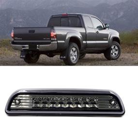 img 3 attached to For 1995-2015 Toyota Tacoma High Mount LED 3Rd Brake Light Third Light Brake CHMSL Center Light (Electroplate Cover Smoke Lens)