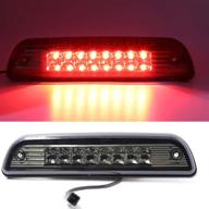 for 1995-2015 toyota tacoma high mount led 3rd brake light third light brake chmsl center light (electroplate cover smoke lens) logo