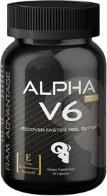 img 4 attached to Optimized 5-HTP 150mg with Ashwagandha and Vitamin B6 - Enhanced Recovery, Serotonin Boost, Stress Relief & Sleep Support - Alpha V6 by RAM ADVANTAGE - 30 Veg Capsules