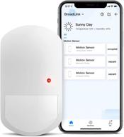 🏠 enhance home automation with broadlink smart motion sensor: light up your space, trigger devices & get notified! compatible with alexa, google home, ifttt logo