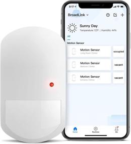 img 4 attached to 🏠 Enhance Home Automation with BroadLink Smart Motion Sensor: Light up Your Space, Trigger Devices & Get Notified! Compatible with Alexa, Google Home, IFTTT