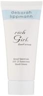 deborah lippmann rich girl hand cream: moisturizing lotion with shea butter, spf 25 skin protection! logo