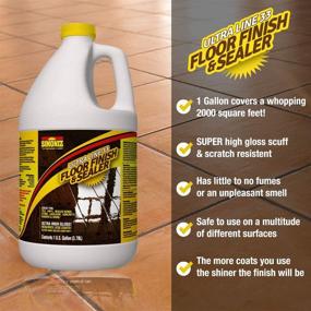 img 2 attached to 🔝 Ultimate Floor Finish Wax: Ultra HIGH Gloss, Durable, Fewer Coats, Less Labor - 1 Gallon