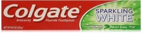 img 2 attached to 🌿 Discover the Minty Freshness of Colgate Sparkling Mint Zing Gel Toothpaste – White Mint and Spearmint Flavors | 8 Ounce