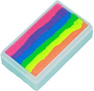 🌈 30g tag neon rainbow 1-stroke split cake face and body paint logo