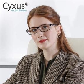 img 2 attached to 👓 Очки Cyxus для блокировки синего света: снизьте головные боли и улучшите качество сна с помощью ультра-легкой гибкости Ultem