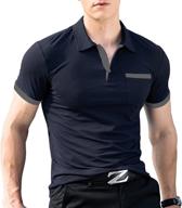 casual men's clothing: cotton sleeve t-shirt with pocket logo