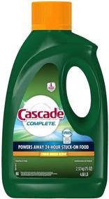 img 2 attached to Cascade Complete Gel All-in-1 Dishwasher Detergent - 75 oz - Citrus Breeze - 2 pk (Packaging May Vary): Powerful Cleaning Solution for Sparkling Dishes