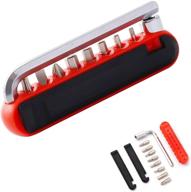 🔧 rujoi mini bike tool kit - repair tool with multi allen wrench bits, tire lever, and versatile edc multi tool for road bike and mountain bike logo