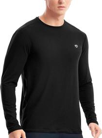 img 3 attached to 🏃 Zengjo Mens Long Sleeve Athletic Running Shirt - Lightweight Undershirt Essential