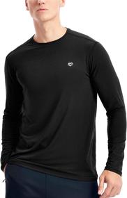 img 4 attached to 🏃 Zengjo Mens Long Sleeve Athletic Running Shirt - Lightweight Undershirt Essential