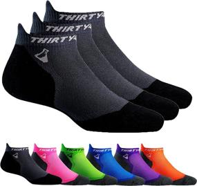 img 4 attached to High-Performance Seamless Toe Running Socks for Men and Women | Moisture-Wicking, Cushioned Padding | Thirty48 Ultralight Athletic Socks