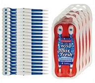 🏕️ colgate wisp - camping mini toothbrush - disposable travel toothbrush - no water needed - guaranteed freshness - ideal for camping & travel - compact 4-pack toothbrush set - clean teeth and fresh breath - 5x packs logo