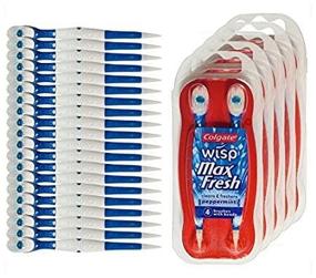 img 4 attached to 🏕️ Colgate Wisp - Camping Mini Toothbrush - Disposable Travel Toothbrush - No Water Needed - Guaranteed Freshness - Ideal for Camping & Travel - Compact 4-Pack Toothbrush Set - Clean Teeth and Fresh Breath - 5x Packs