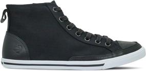 img 3 attached to Burnetie Black Solid Vintage Sneaker