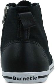 img 1 attached to Burnetie Black Solid Vintage Sneaker