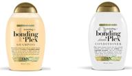 💆 revive and restore your hair with [new combo] ogx 2bonding plex restoring shampoo+ conditioner 13 oz ea logo