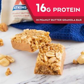 img 2 attached to 🥜 Atkins Peanut Butter Granola Protein Meal Bar: The Ultimate Crunchy and Creamy Keto-Friendly Power Boost (5 Bars)