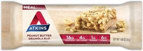 img 3 attached to 🥜 Atkins Peanut Butter Granola Protein Meal Bar: The Ultimate Crunchy and Creamy Keto-Friendly Power Boost (5 Bars)