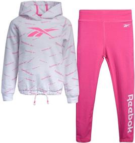 img 4 attached to 👚 Girls' Reebok Active Set Sweatshirt - Girls' Clothing and Active