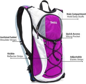 img 3 attached to Hydration Backpack Water Bladder Lightweight