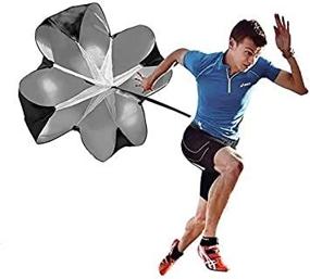 img 3 attached to 🏃 48-inch Speed Chute for Running - Enhance Speed Training with Resistance Parachute - Ideal for Kids, Youth, and Adults - Complete with Carrying Bag - A2 Running Speed Chute