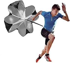 img 1 attached to 🏃 48-inch Speed Chute for Running - Enhance Speed Training with Resistance Parachute - Ideal for Kids, Youth, and Adults - Complete with Carrying Bag - A2 Running Speed Chute