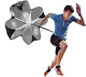 img 4 attached to 🏃 48-inch Speed Chute for Running - Enhance Speed Training with Resistance Parachute - Ideal for Kids, Youth, and Adults - Complete with Carrying Bag - A2 Running Speed Chute