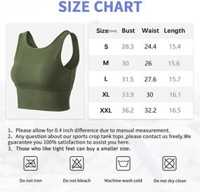 img 1 attached to 🏋️ Versatile and Comfortable Workout Crop Tank Tops for Women: Perfect for Casual Sports, Fitness, Yoga, and More!