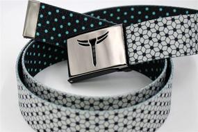 img 2 attached to 👔 Ремни для мужчин Teeoff Reversible Buckle с распечатанными полосками