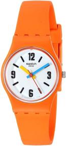 img 3 attached to 🕰️ Swatch Women's 1907 BAU Quartz Silicone Strap Orange Casual Watch (Model LO114) for Enhanced SEO