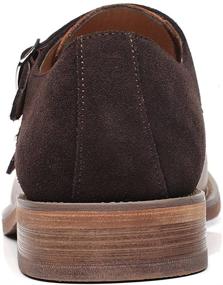 img 1 attached to Stylish Milano Leather Suede Double Loafer: Ultimate Combination of Comfort and Elegance