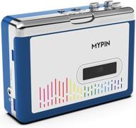 📼 портативный кассетный плеер с bluetooth: выход для наушников, динамик, питание от usb/aa-батареи, разъем 3.5 мм логотип