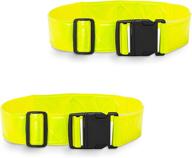 🏃 dashglow - reflective glow belt safety gear pack (2-4-6) for running cycling walking marathon military, pt belt логотип