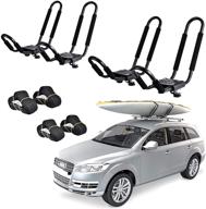 🚣 zovota kayak roof rack j-bar set with tie down straps - universal double carrier for suv, truck, crossbar logo