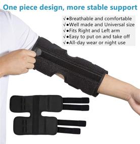 img 1 attached to 👌 Premium Adjustable Elbow Brace for Cubital Tunnel Syndrome – Effective Splint for Ulnar Nerve Support, Tendonitis, & Arthritis Pain Relief – Post Surgery Immobilizer & Medical Stabilizer – Fits Both Arms (Unisex, Size M)