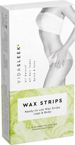 img 2 attached to 🔥 Wax Strips for Hair Removal - Legs and Body, 24 Count